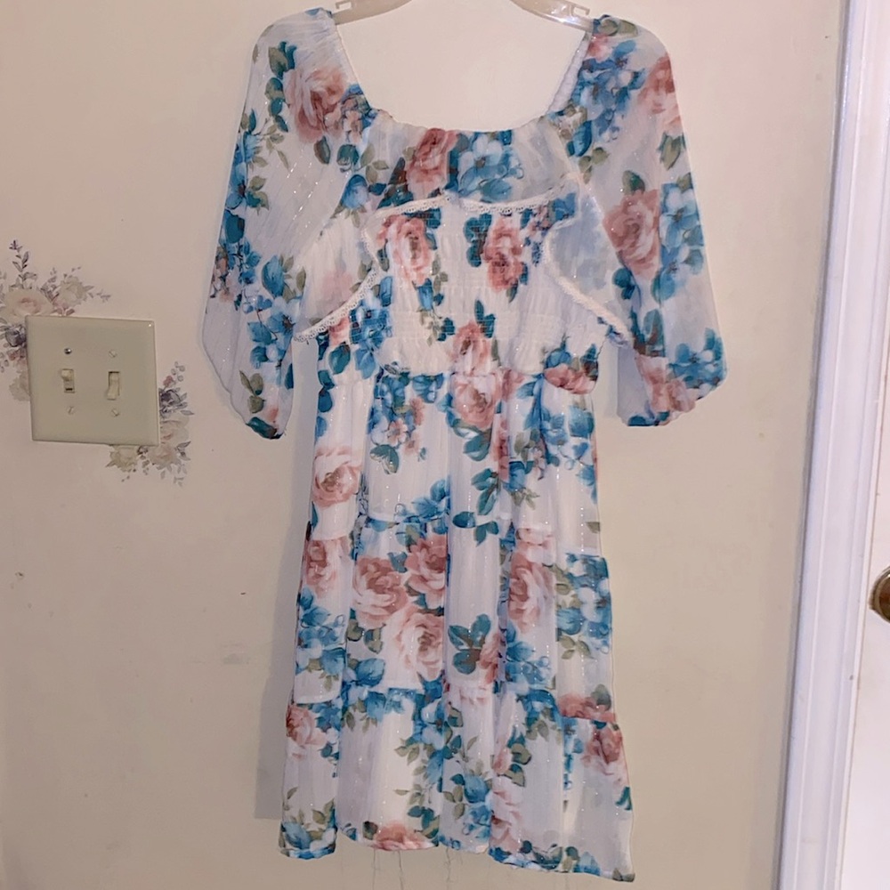 Knit works floral dress 💐